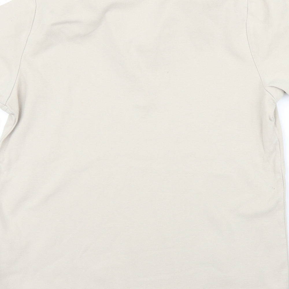 Cecil Womens Beige Basic Polo Size L