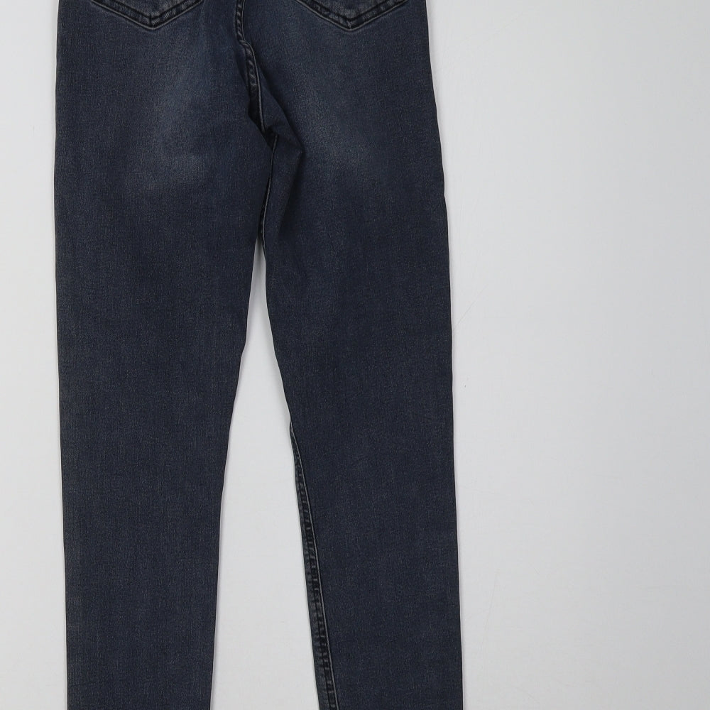 Topshop Womens Grey Skinny Jeans Size 26 L32 in