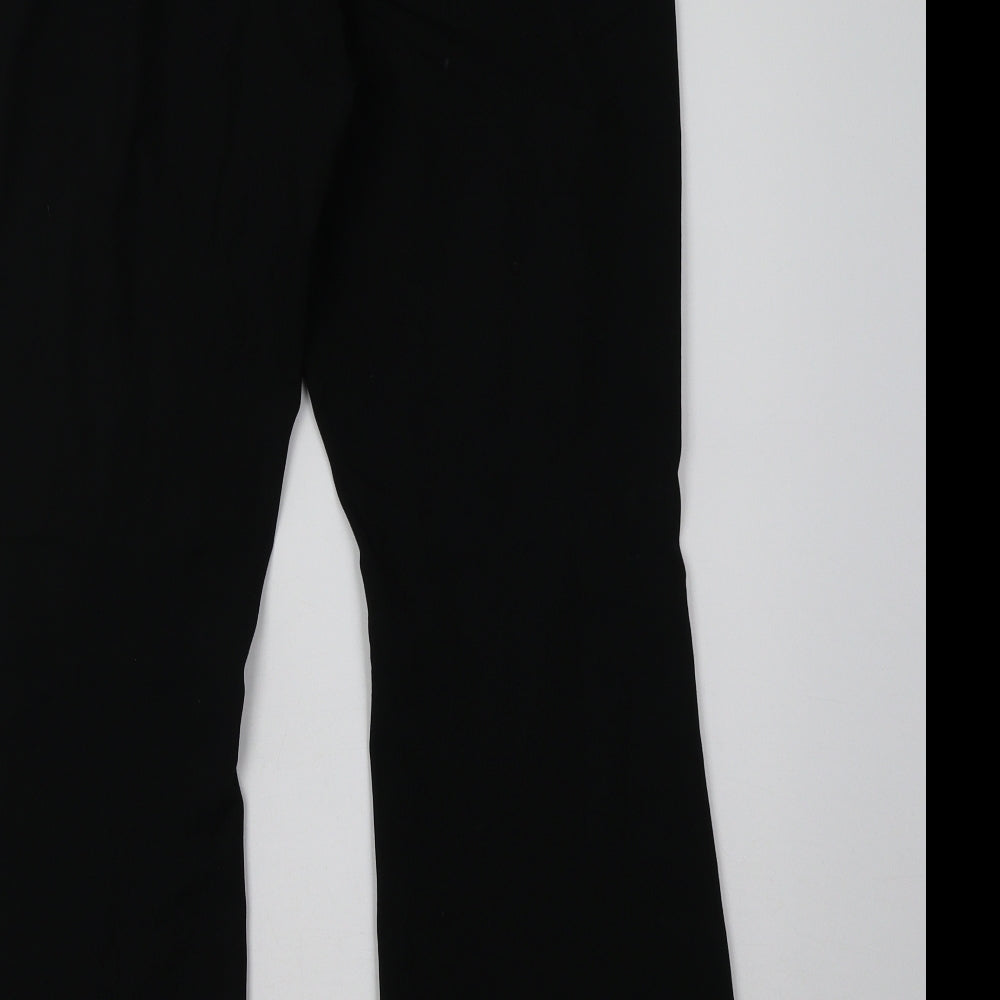 Marks and Spencer Womens Black Trousers Size 12 L30 in