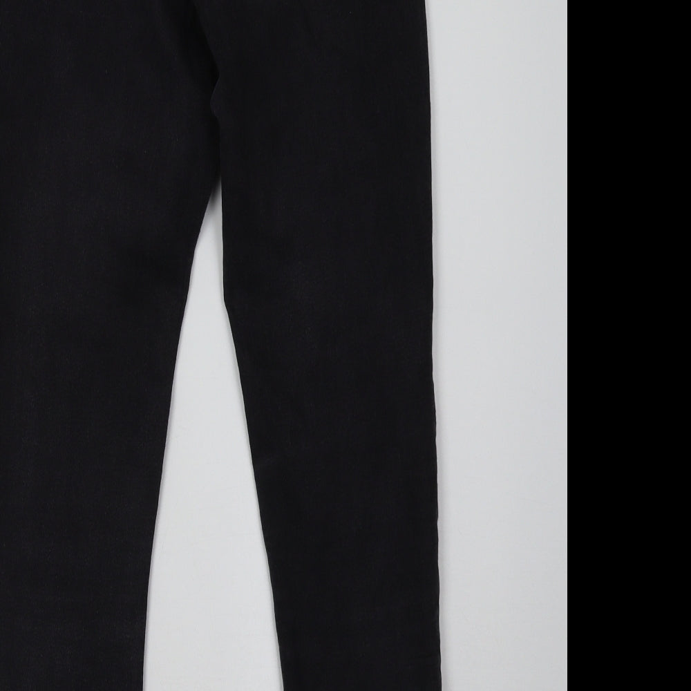 H&M Womens Black Denim Skinny Jeans Size 27 L29 in