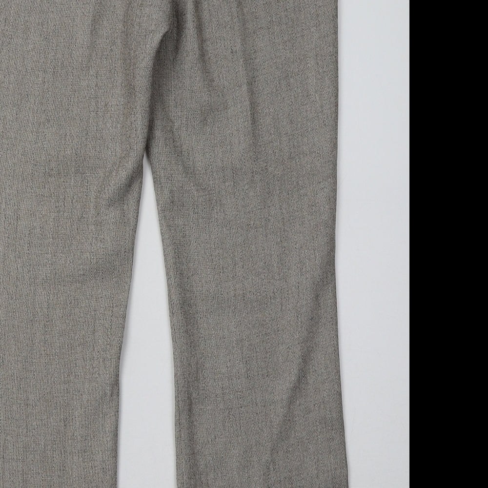 AMARANTO Womens Beige Trousers Size 14 L30 in