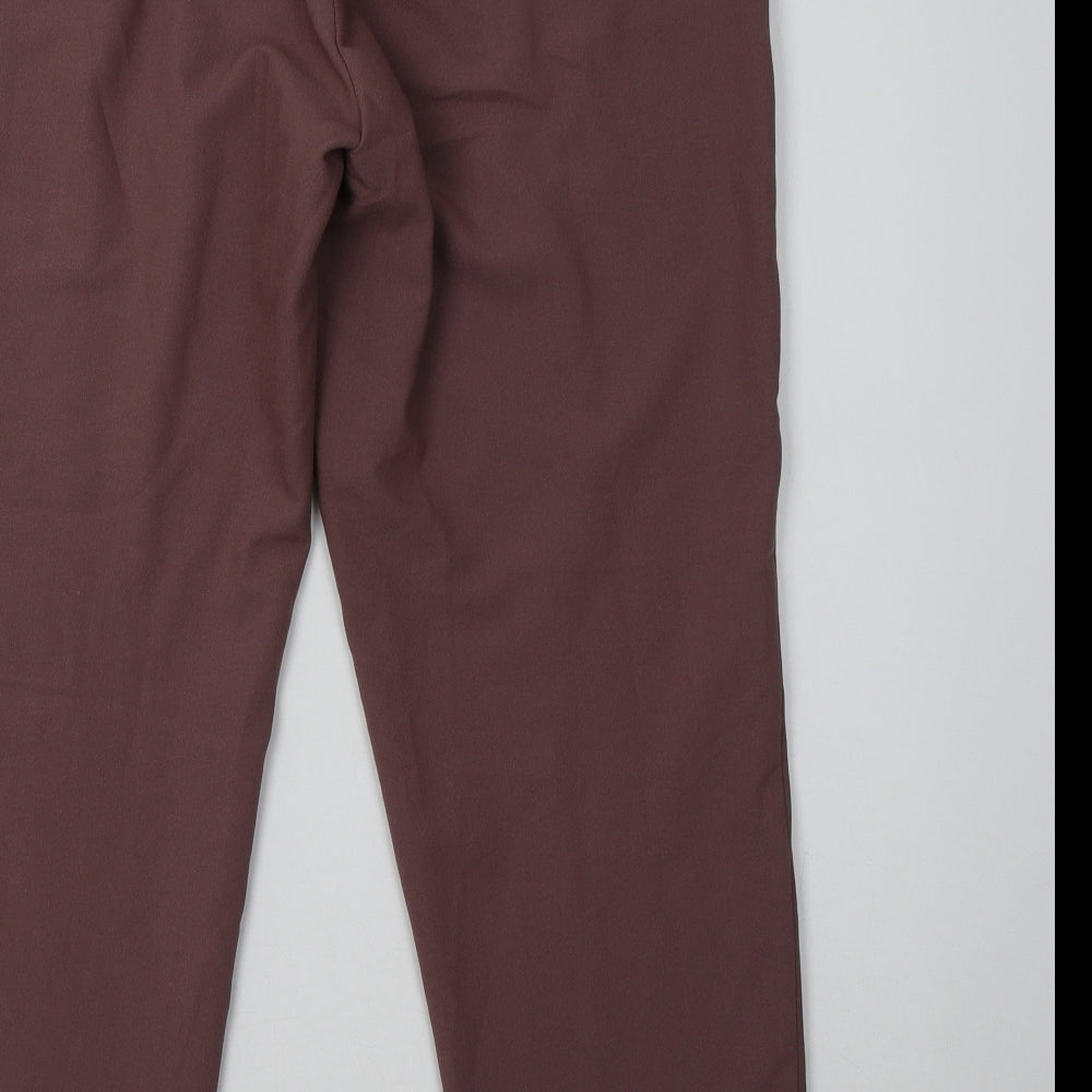 ASOS Womens Purple Trousers Size 14 L29 in