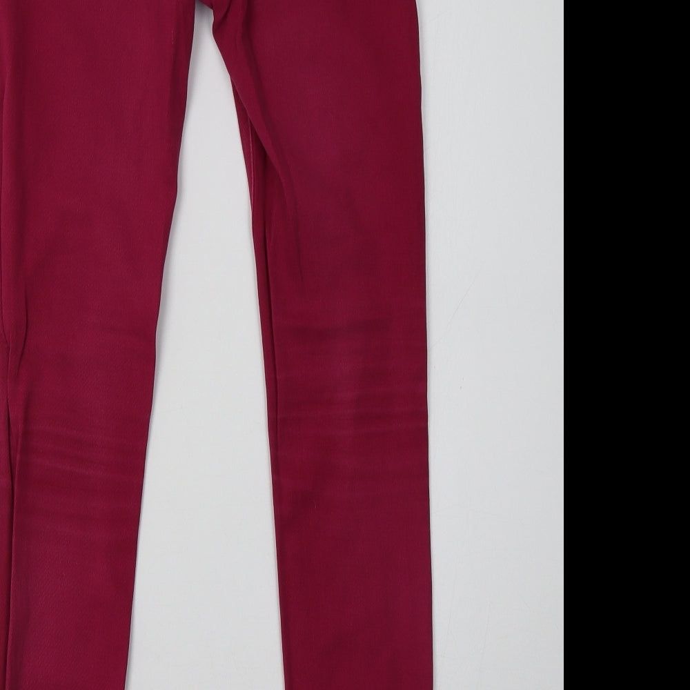 yesyes Womens Pink Skinny Jeans Size 8 L32 in