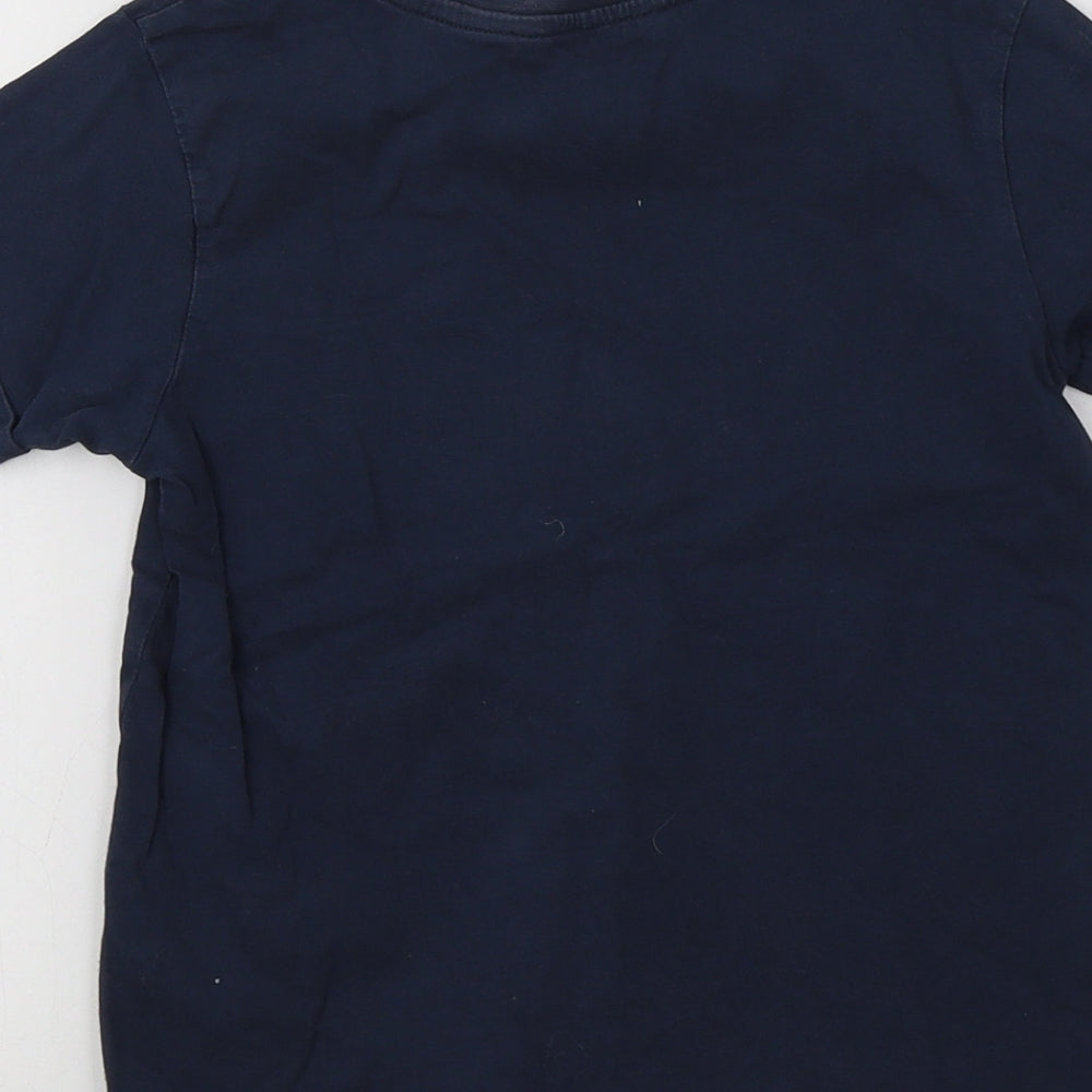 George Boys Blue Basic T-Shirt Size 6-7 Years - Hero