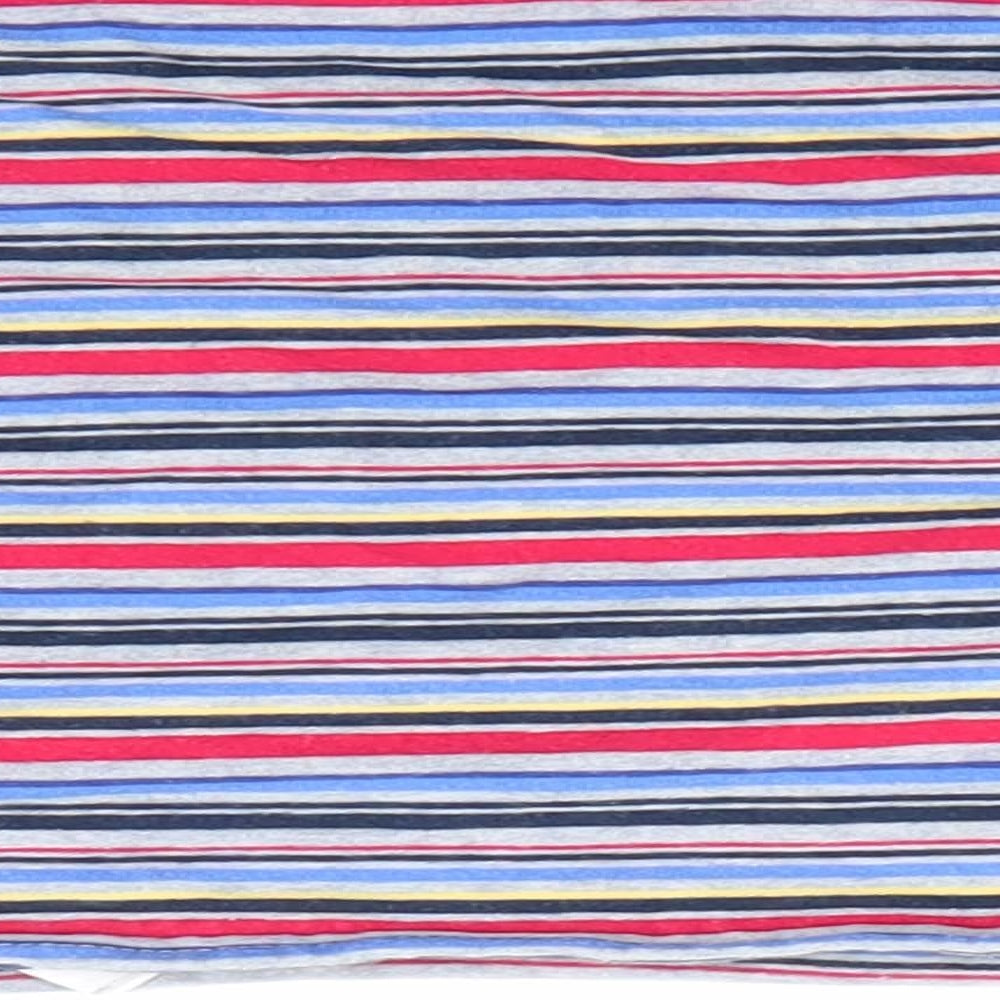 Mothercare Boys Red Striped Basic Casual Size 9-12 Months - Red White Blue Grey Stripe