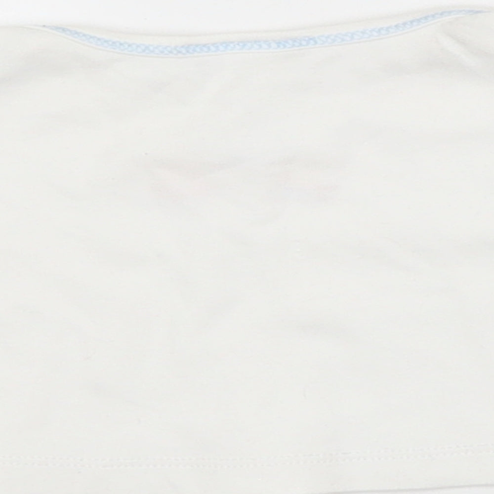 Magnolia Baby White Basic T-Shirt Size 0-3 Months