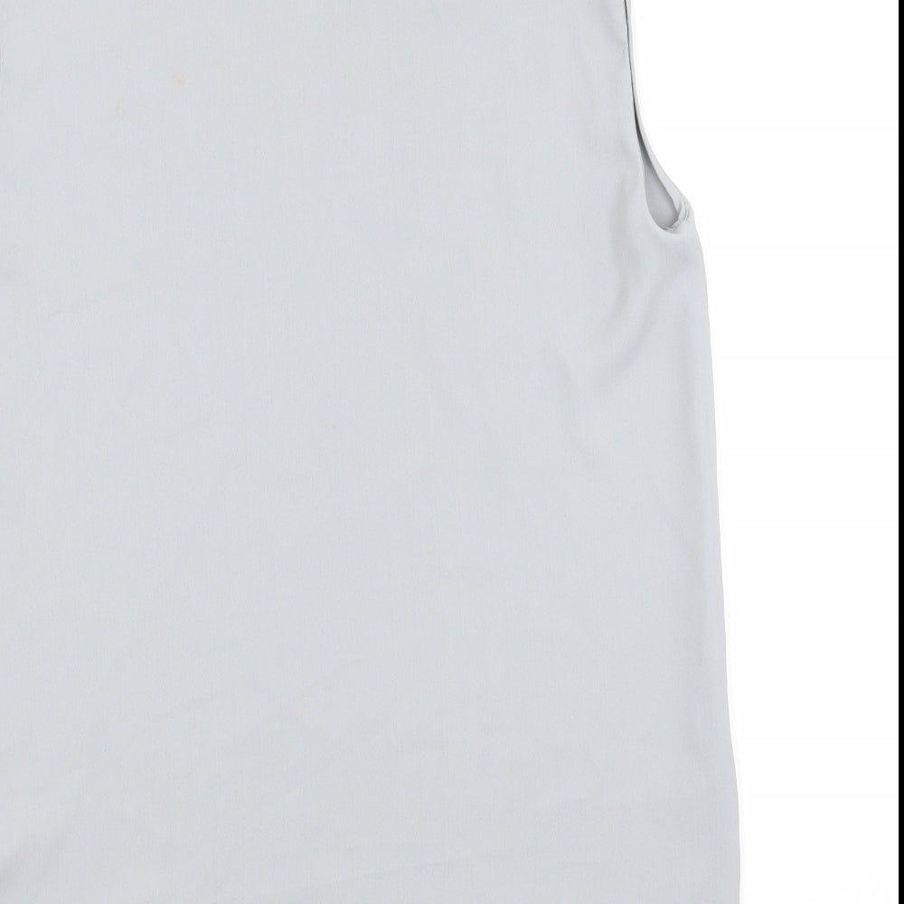 H&M Womens Grey Basic Blouse Size 4