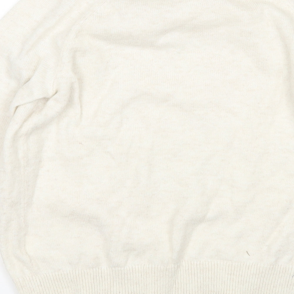 H&M Womens Beige Pullover Jumper Size XS