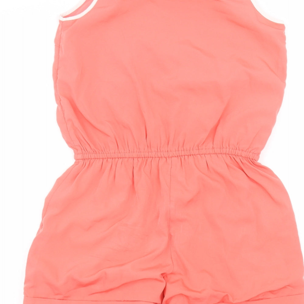Marks & Spencer Girls Pink Playsuit One-Piece Size 12-13 Years