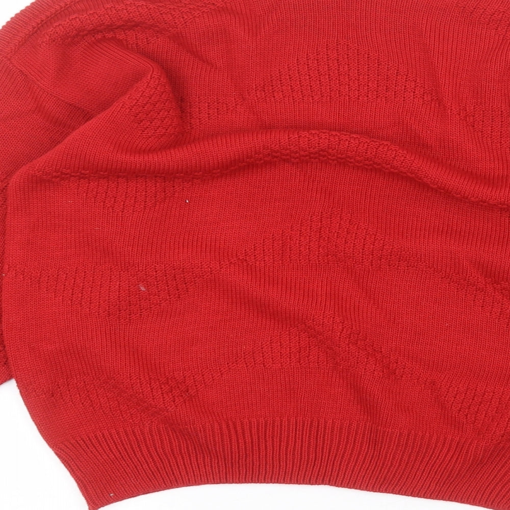 St michaels Womens Red Pullover Jumper Size 12