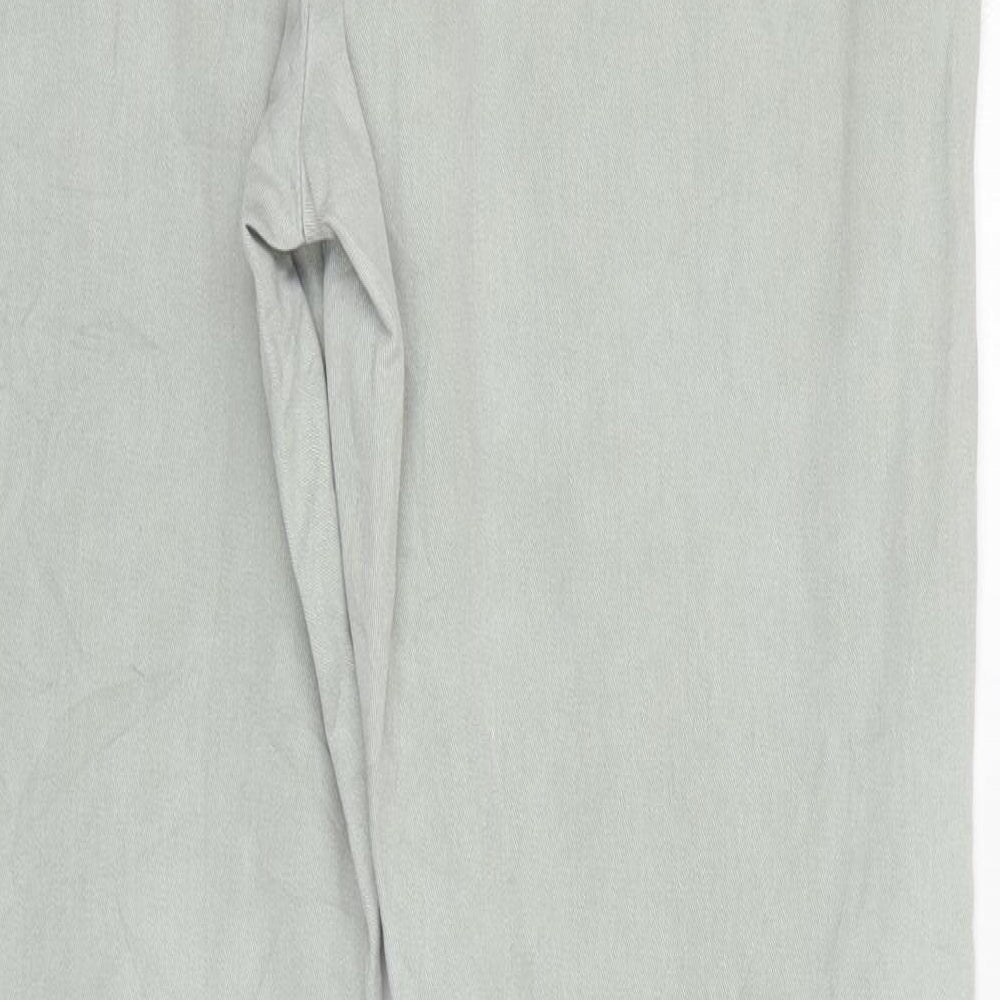WIYA Womens Grey Straight Jeans Size L L27 in