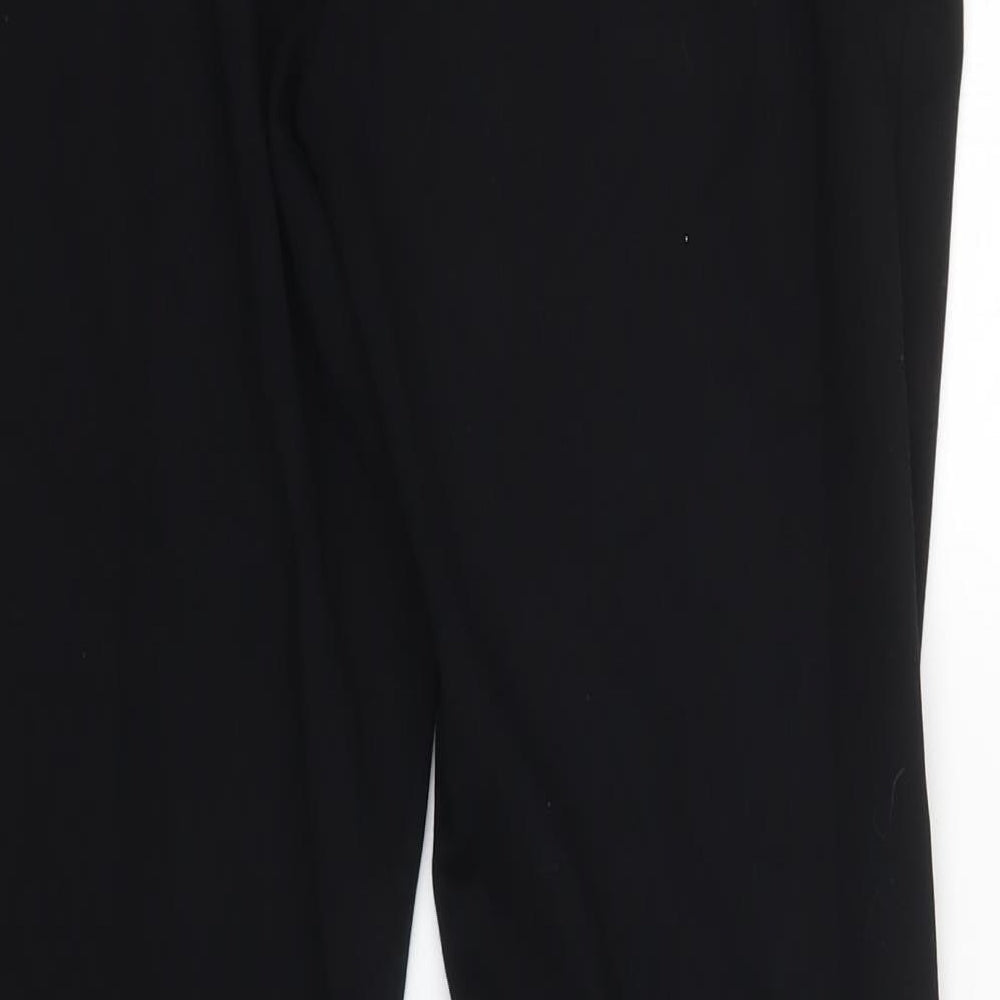 Marks & Spencer Womens Black Trousers Size 12 L30 in