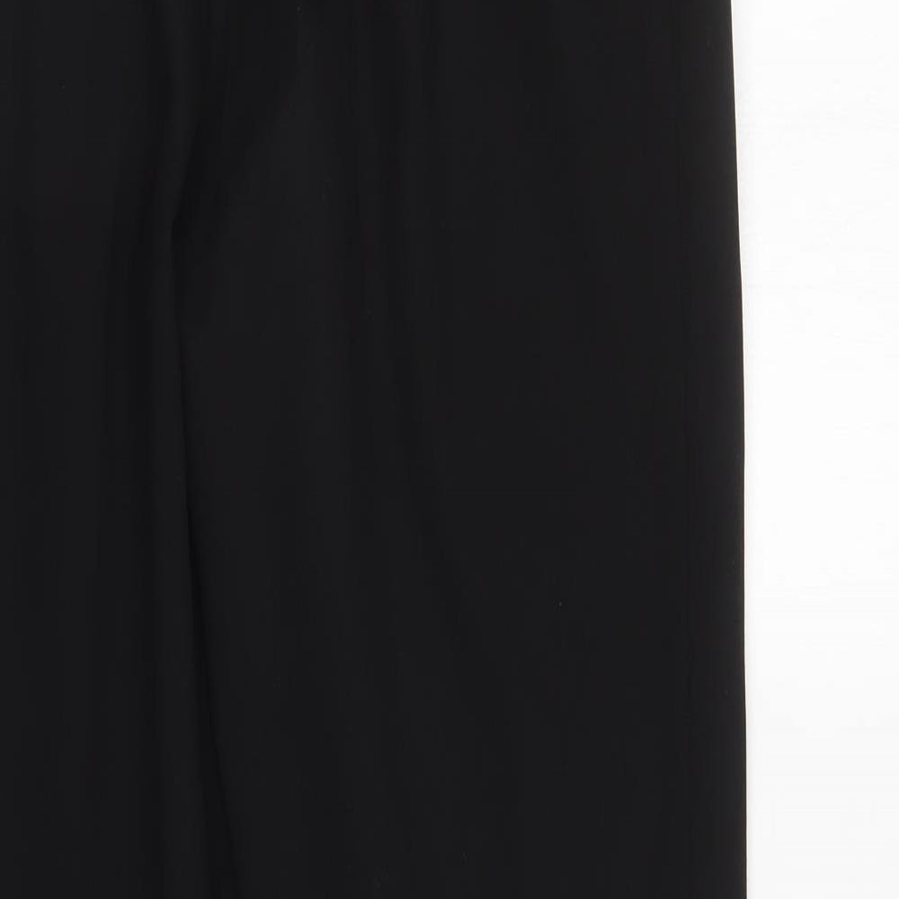 LUCIA Womens Black Trousers Size 14 L30 in