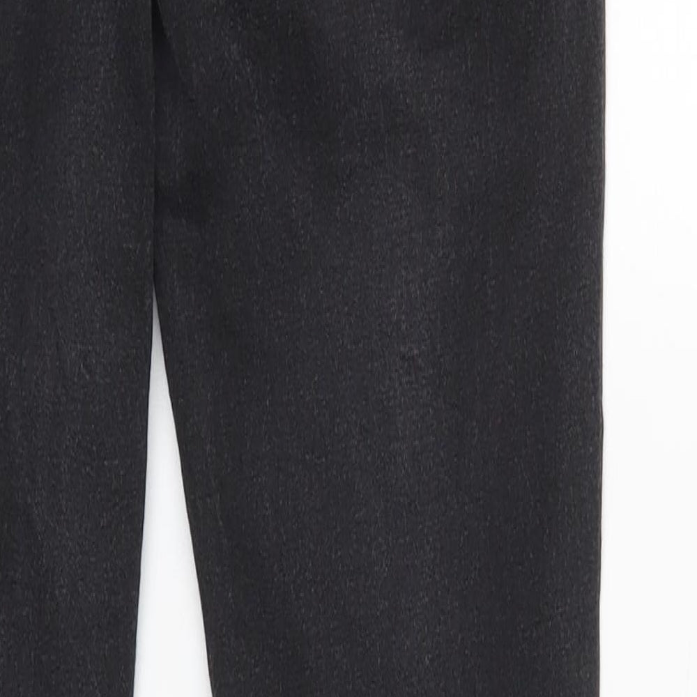 Preworn Womens Black Tapered Jeans Size 8 L28 in