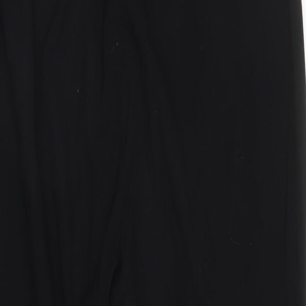Marks & Spencer Womens Black Trousers Size 10 L28 in