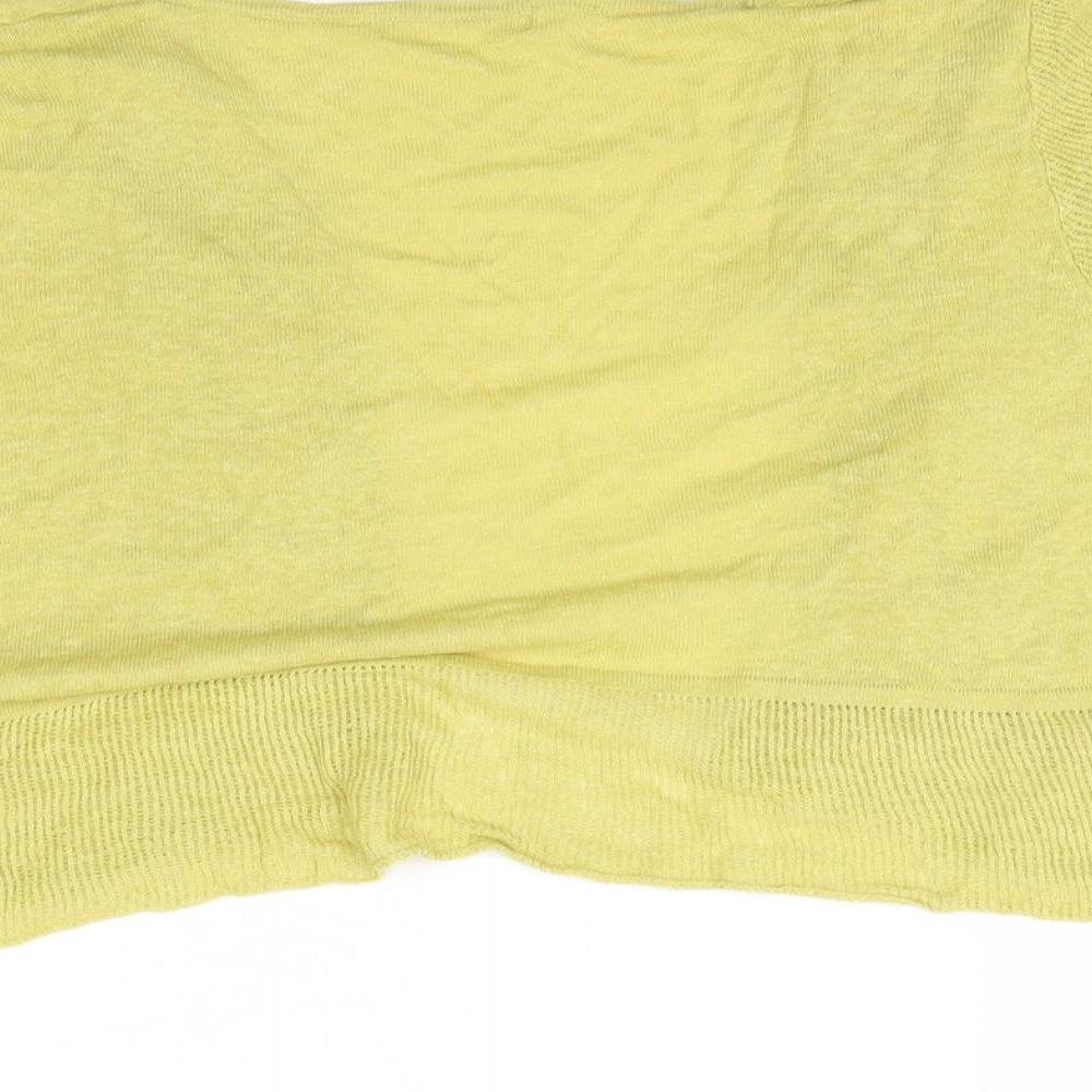 Marks & Spencer Womens Green Knit Cardigan Jumper Size M
