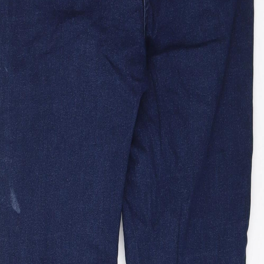 Preworn Womens Blue Denim Skinny Jeans Size 14 L29 in