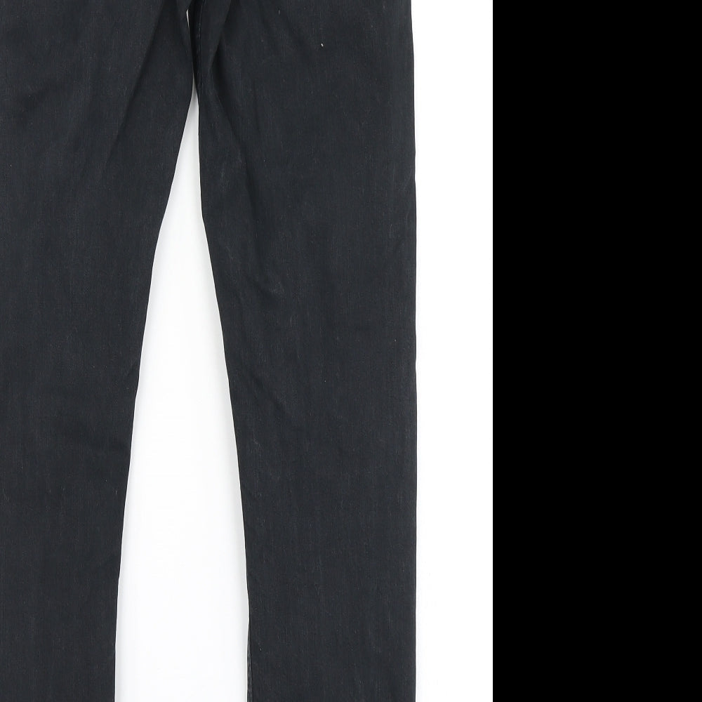 Topshop Womens Black Denim Skinny Jeans Size 28 in L30 in