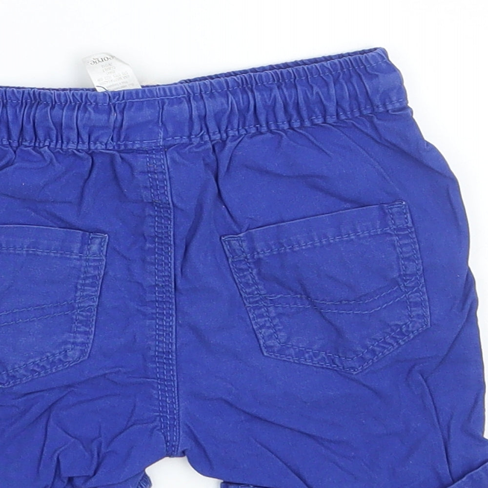 George Boys Blue Denim Sweatpants Trousers Size 18-24 Months - Waist 18in