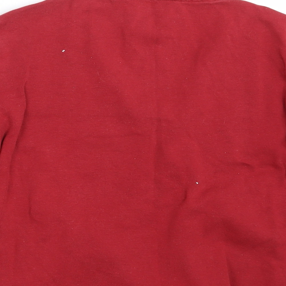 Per Una Womens Red Pullover Sweatshirt Size 12