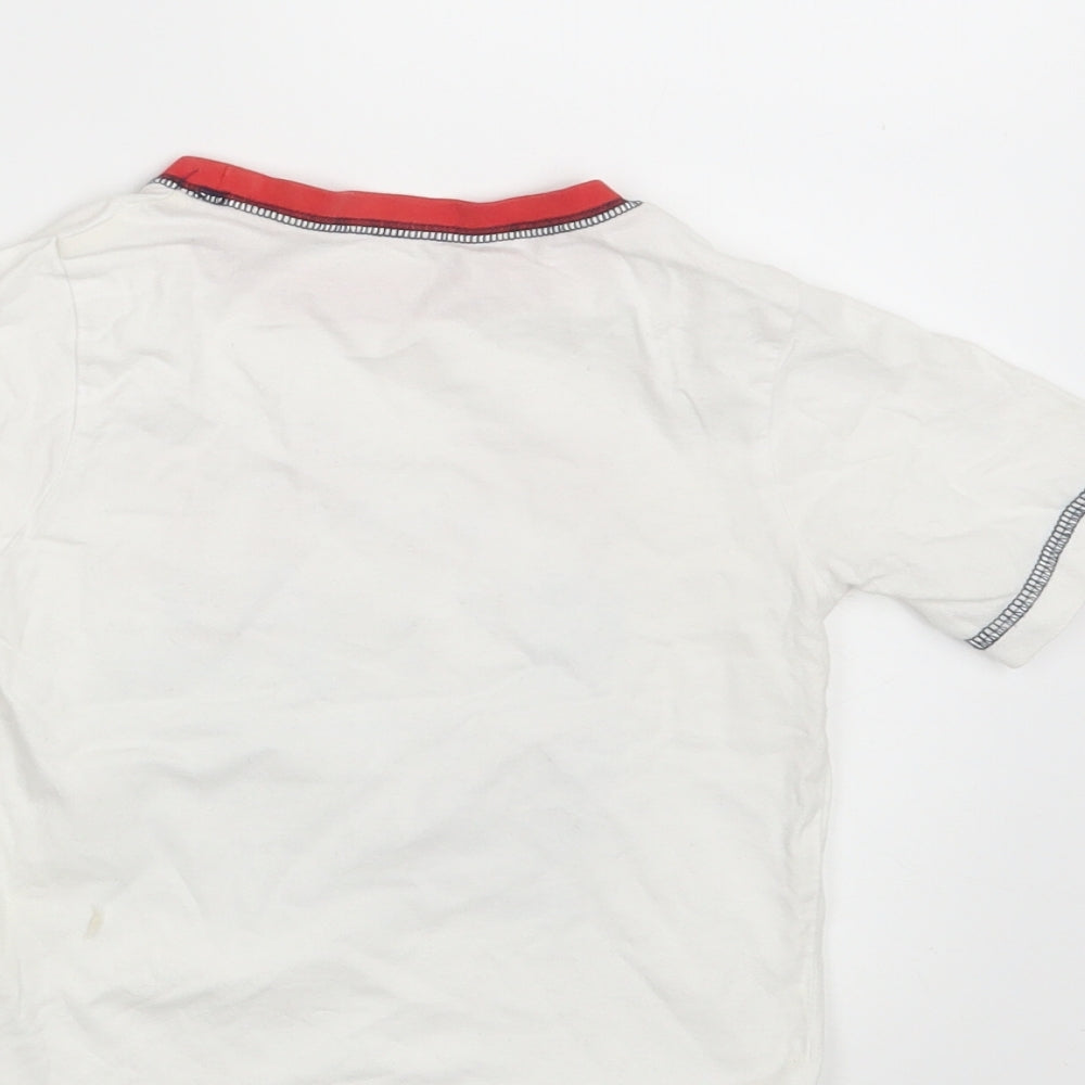 George Boys White Basic T-Shirt Size 3-4 Years