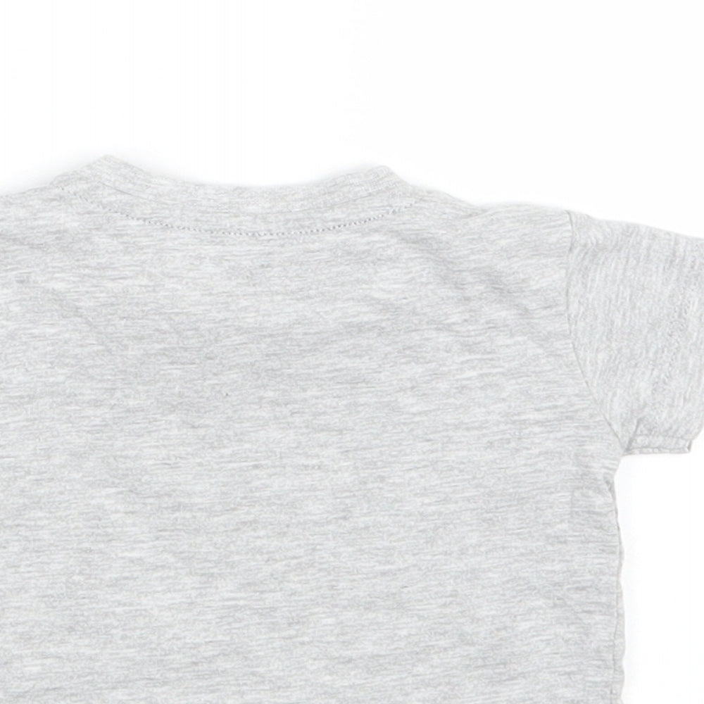 Matalan Baby Grey Basic T-Shirt Size 0-3 Months