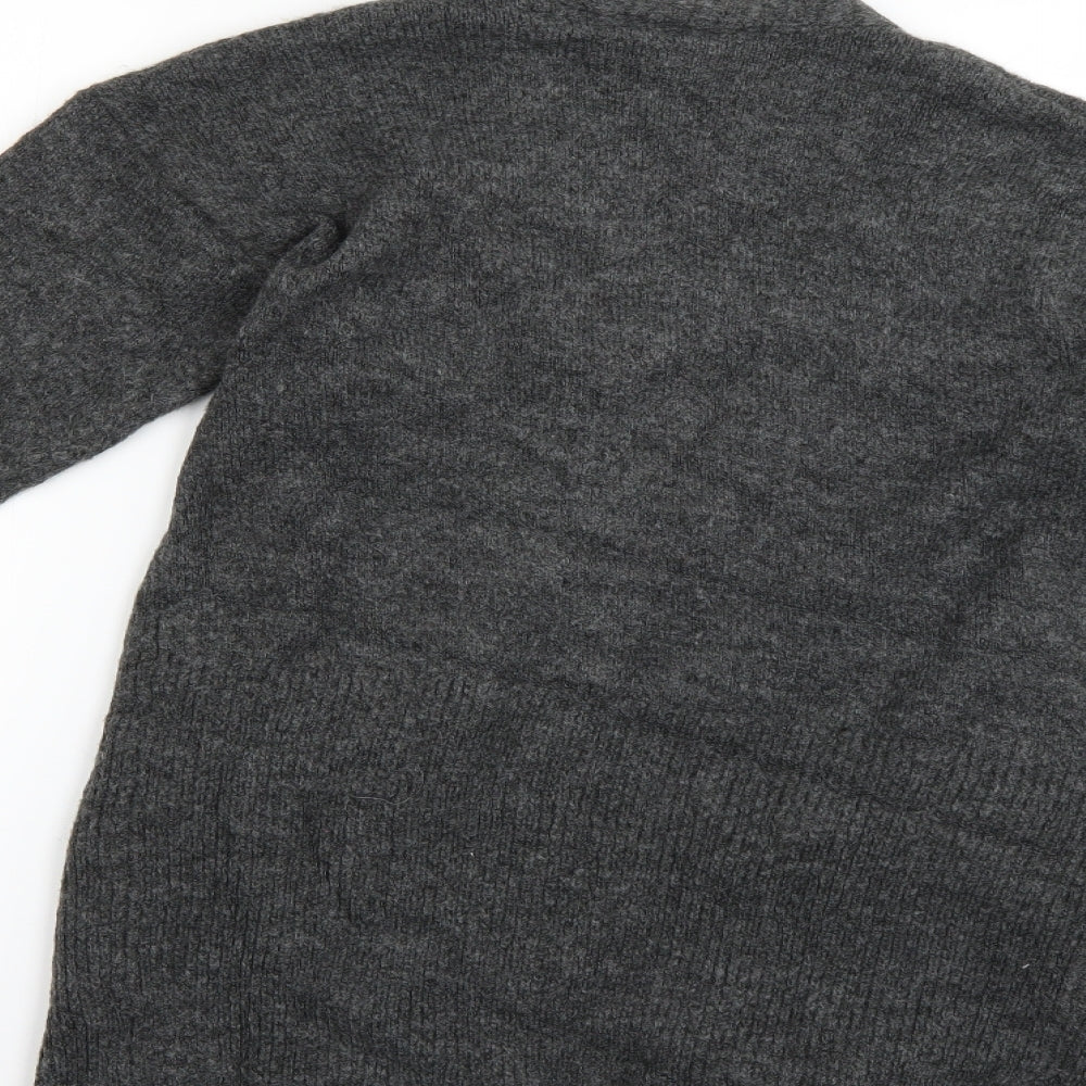 Dorothy Perkins Womens Grey Cardigan Jumper Size S