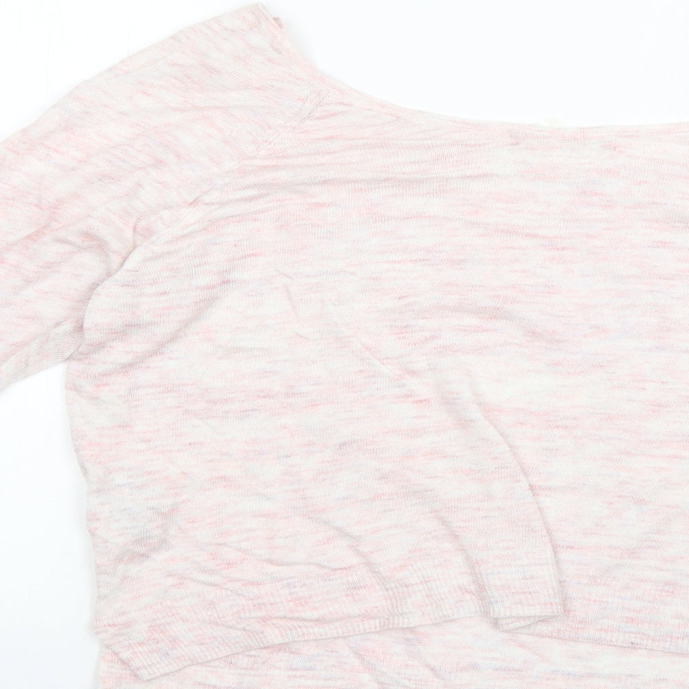 Marks & Spencer Womens Pink Pullover Jumper Size 14