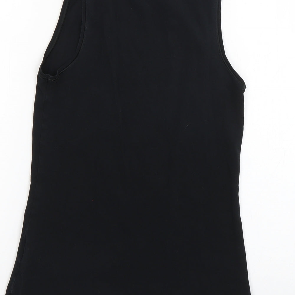 Marks & Spencer Womens Black Basic T-Shirt Size 10