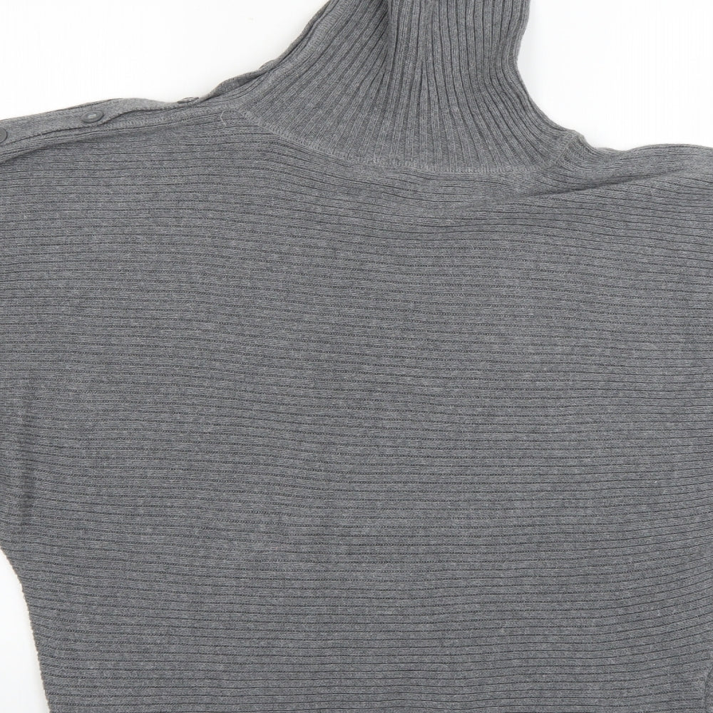 Oasis Womens Grey Pullover Jumper Size 16