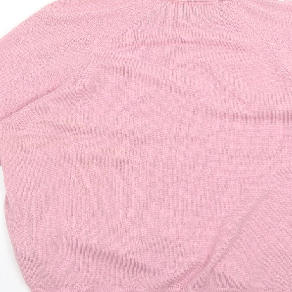 dunedin Womens Pink Pullover Jumper Size 38