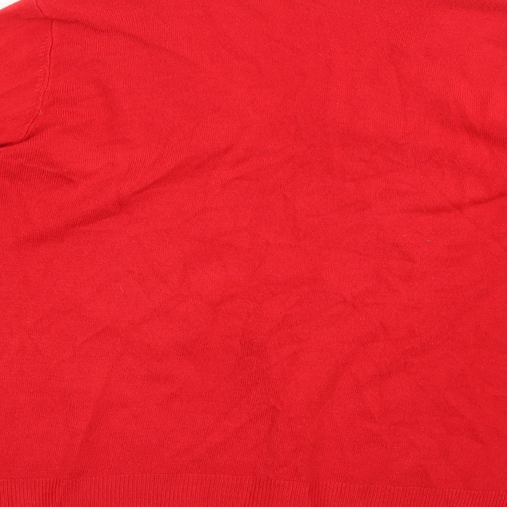 BHS Womens Red Pullover Jumper Size 14