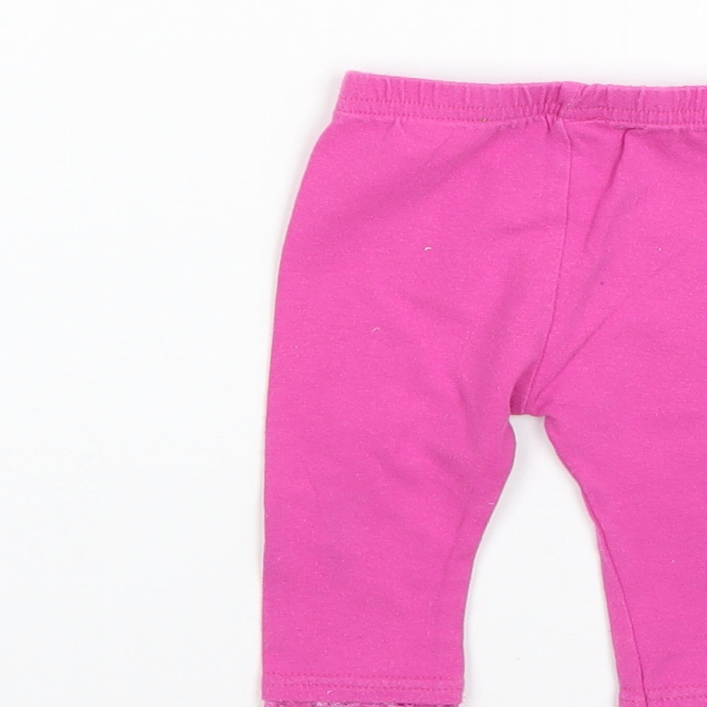 M&Co Baby Pink Cropped Trousers Size 0-3 Months