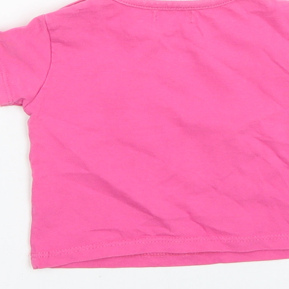BHS Baby Pink Basic T-Shirt Size 0-3 Months