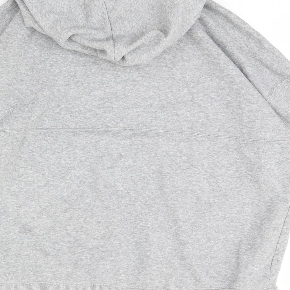 New Look Womens Grey Pullover Hoodie Size 14