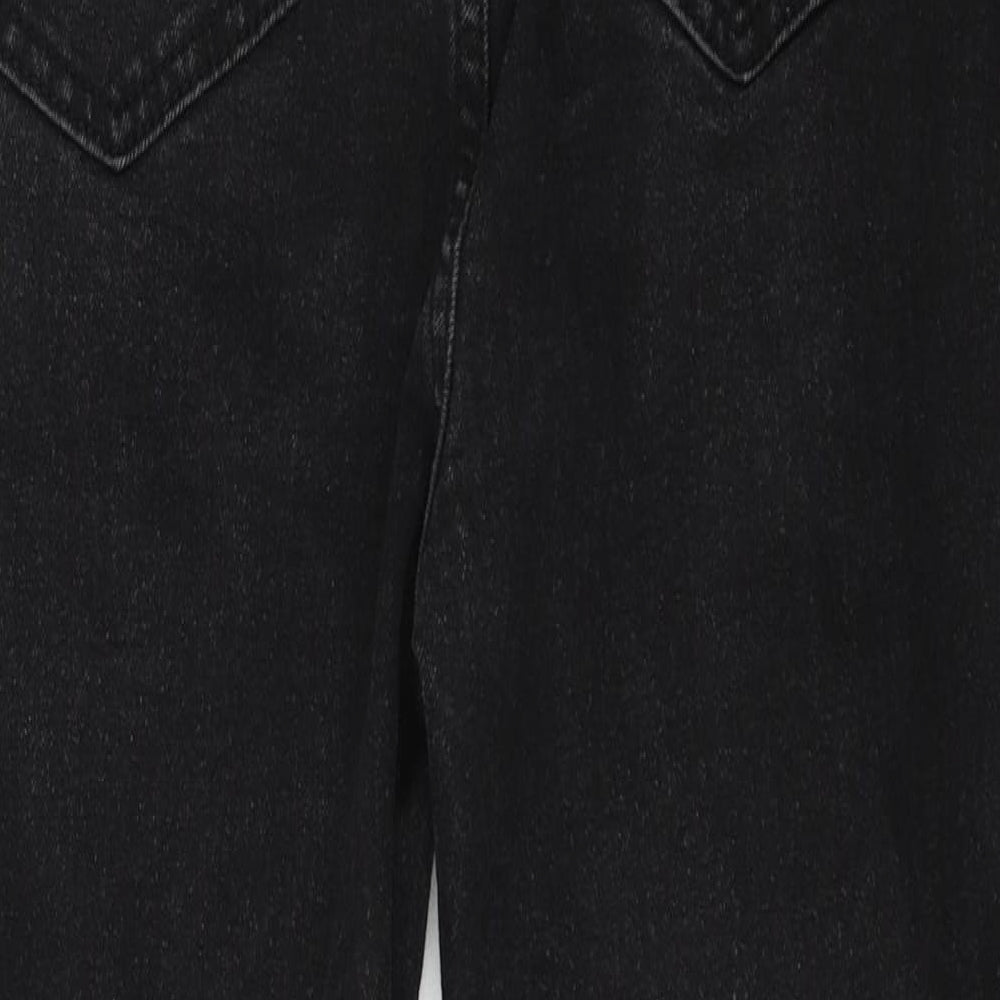 Boohoo Womens Black Denim Skinny Jeans Size 10 L25 in