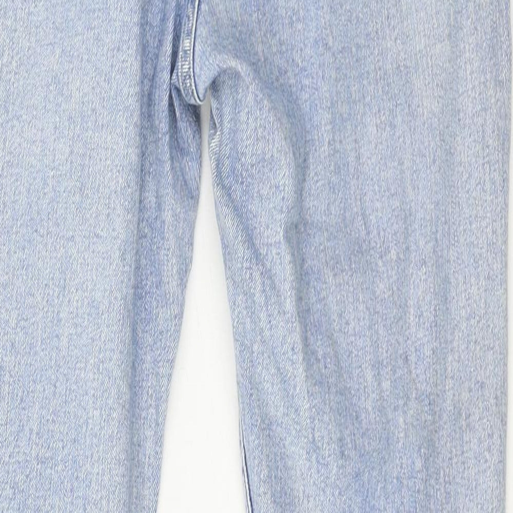 H&M Womens Blue Denim Skinny Jeans Size 8 L27 in