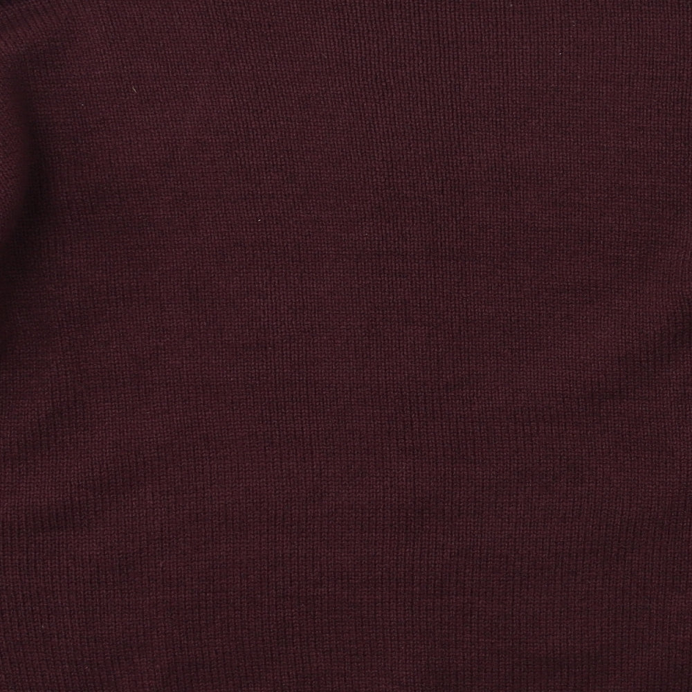 Select Womens Purple Knit Pullover Jumper Size 14