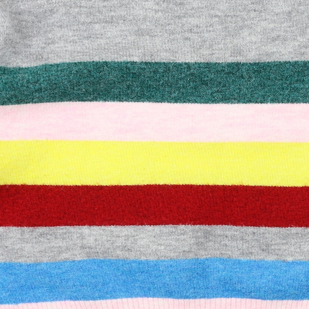 River Island Womens Multicoloured Striped Knit Pullover Jumper Size XS