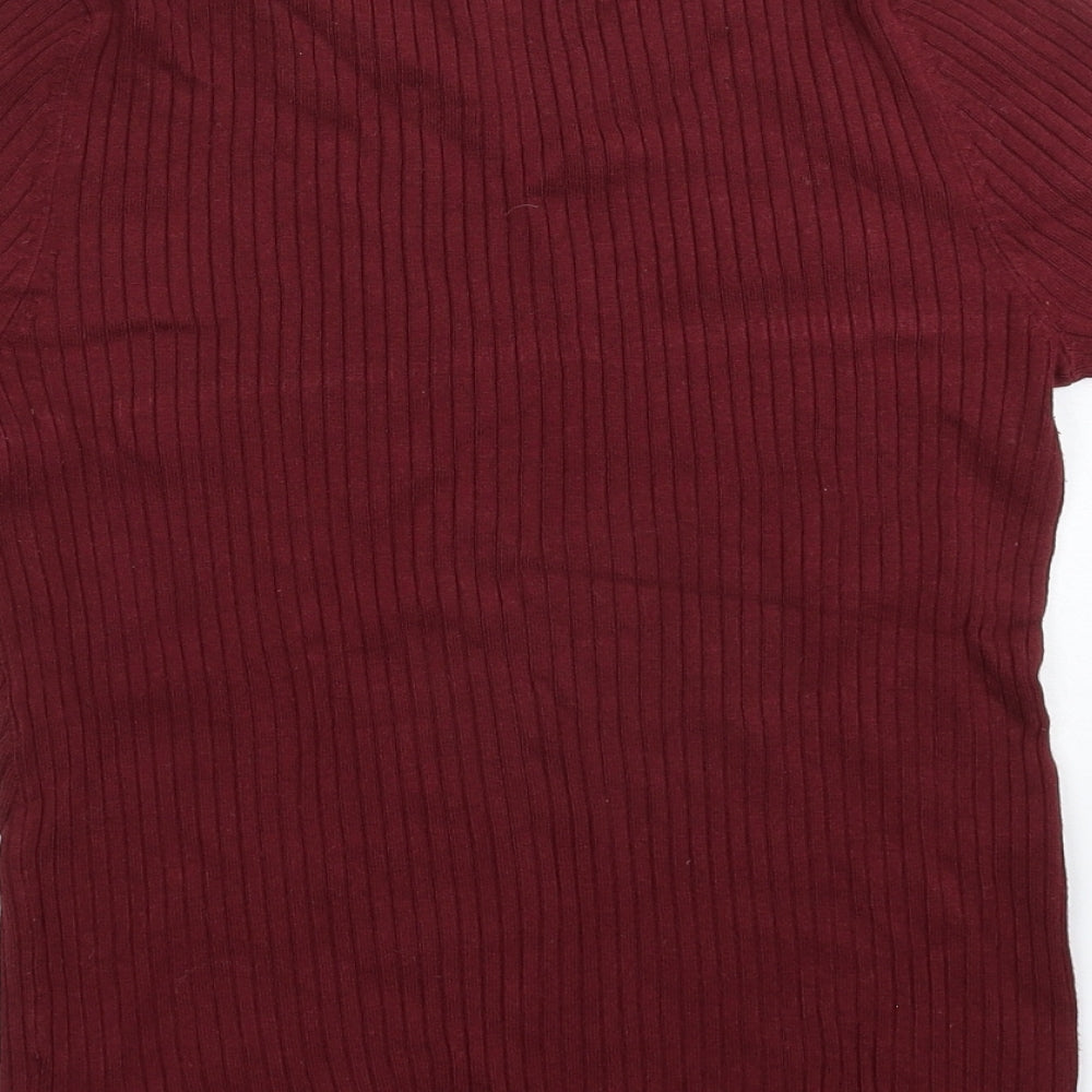 Marks & Spencer Womens Brown Knit Pullover Jumper Size 12