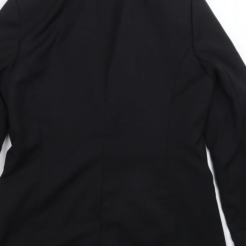 H&M Womens Black Jacket Suit Jacket Size 12