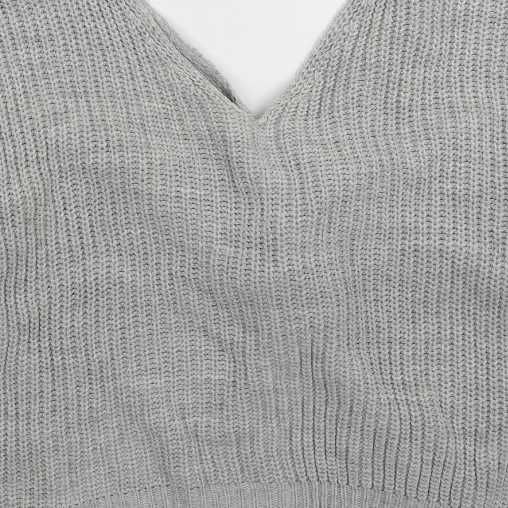 Preworn Womens Grey Knit Pullover Jumper Size XL
