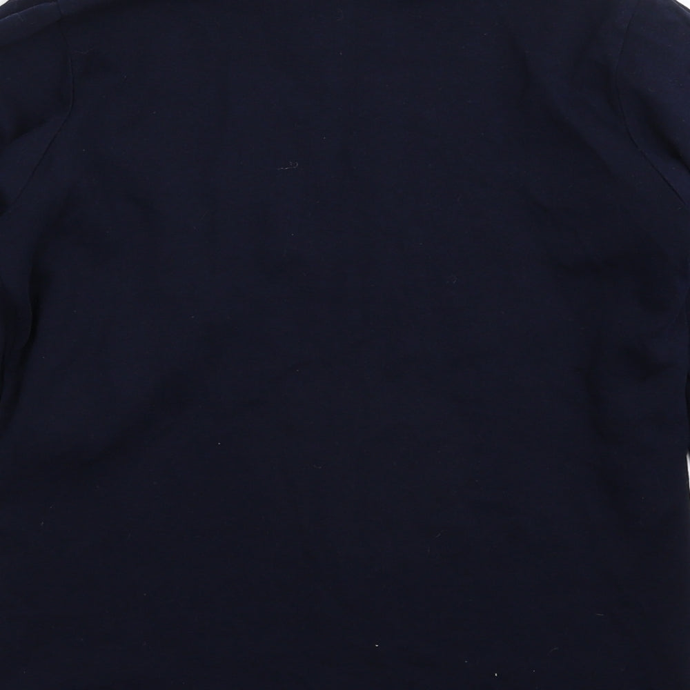 EWM Womens Blue Pullover Sweatshirt Size 12