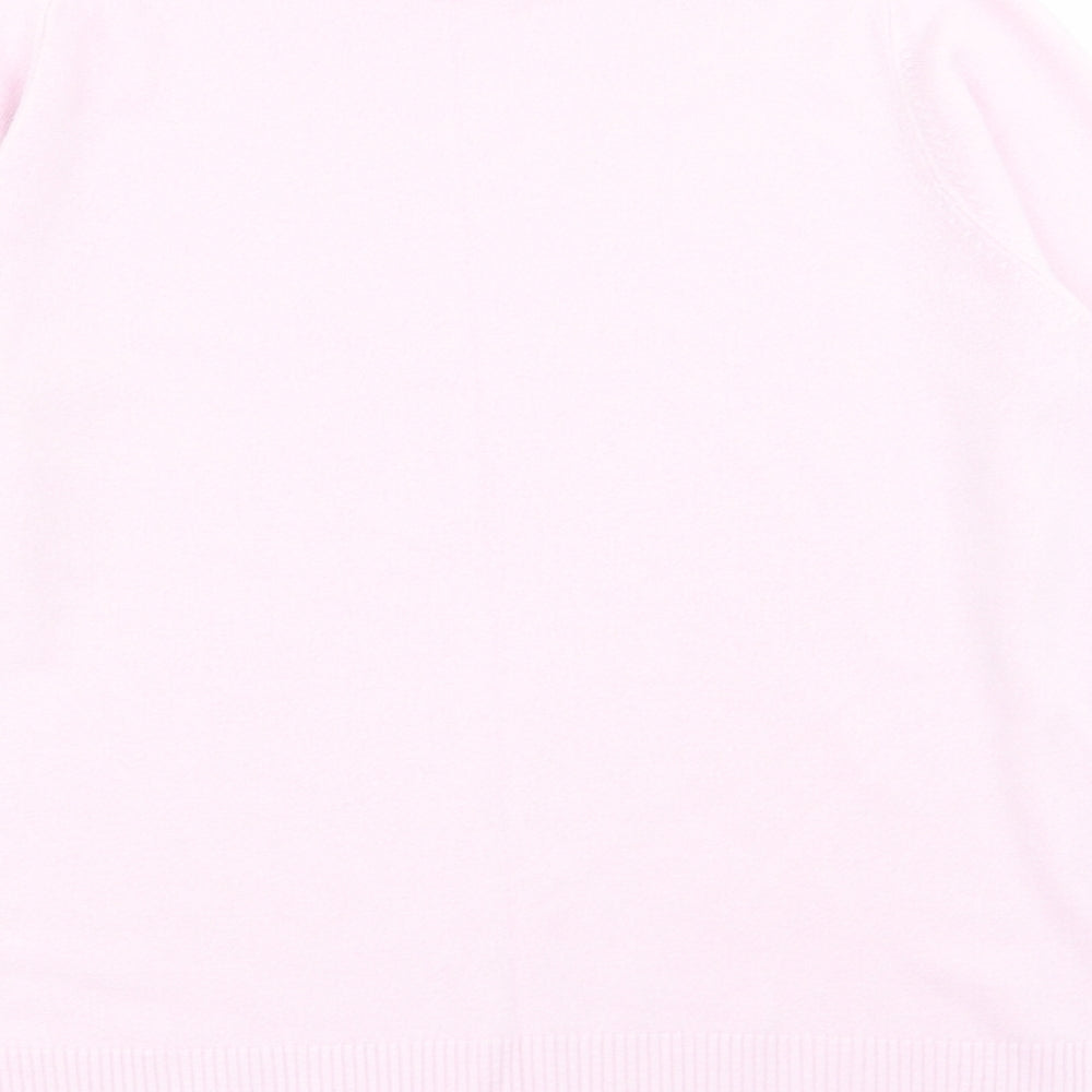 M&S Womens Pink Pullover Jumper Size 14