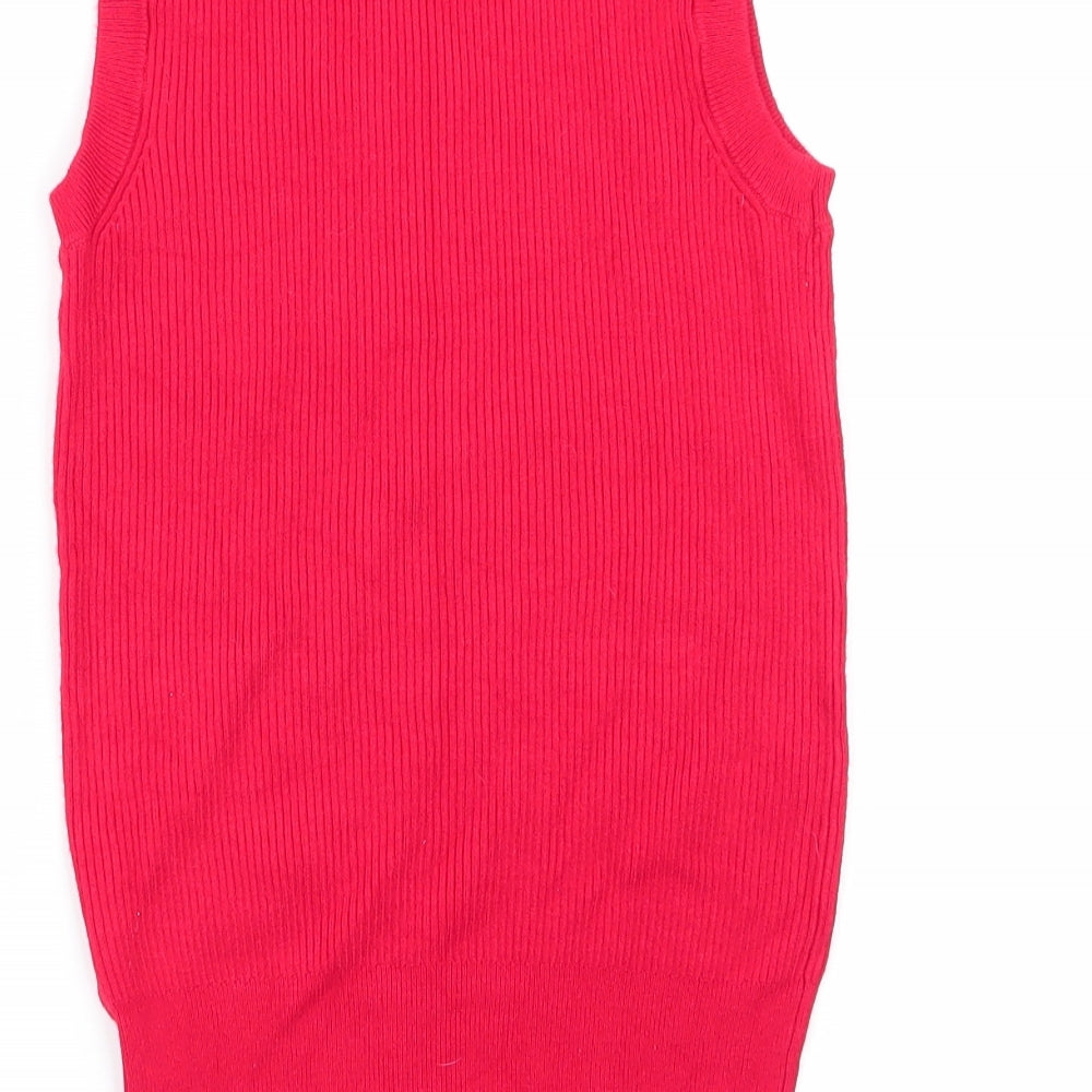 Marks & Spencer Womens Red Basic Tank Size 10