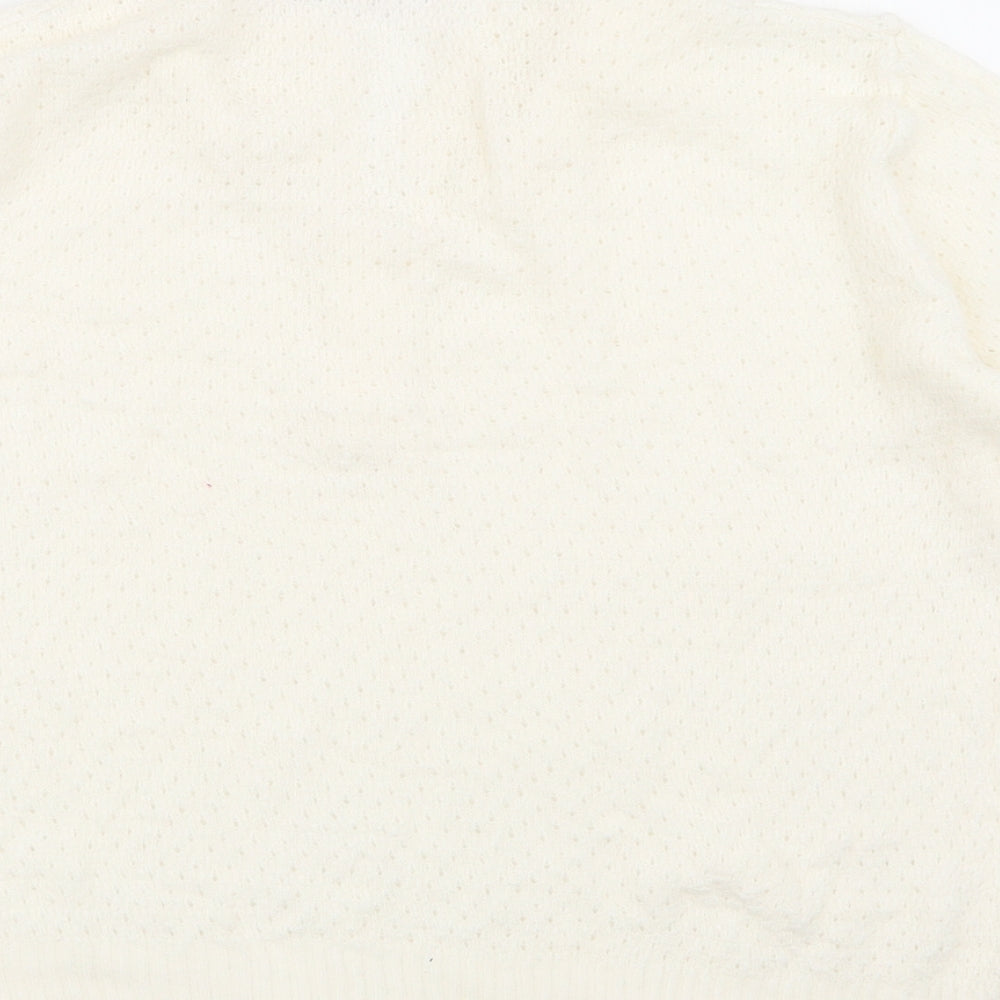 amalina Womens White Basic Polo Size 10