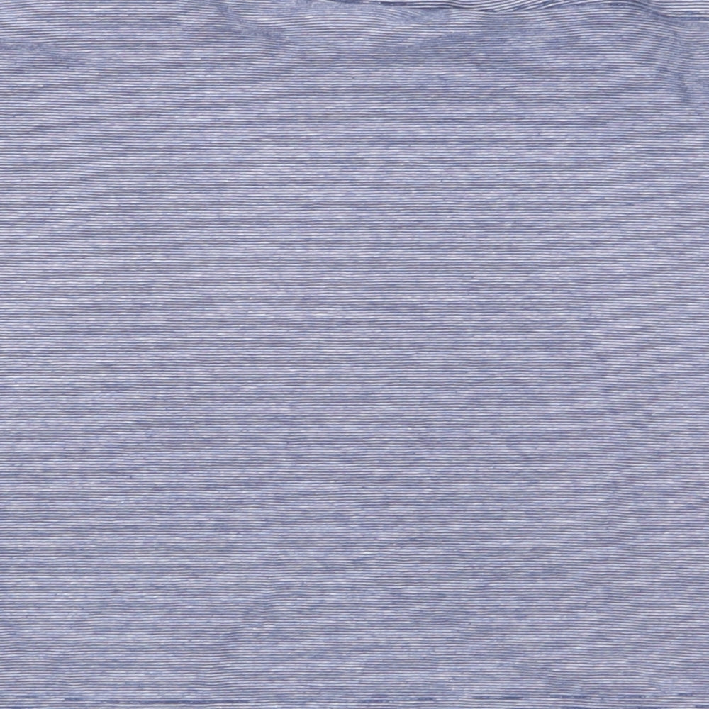H&M Womens Blue Striped Basic Tank Size 6