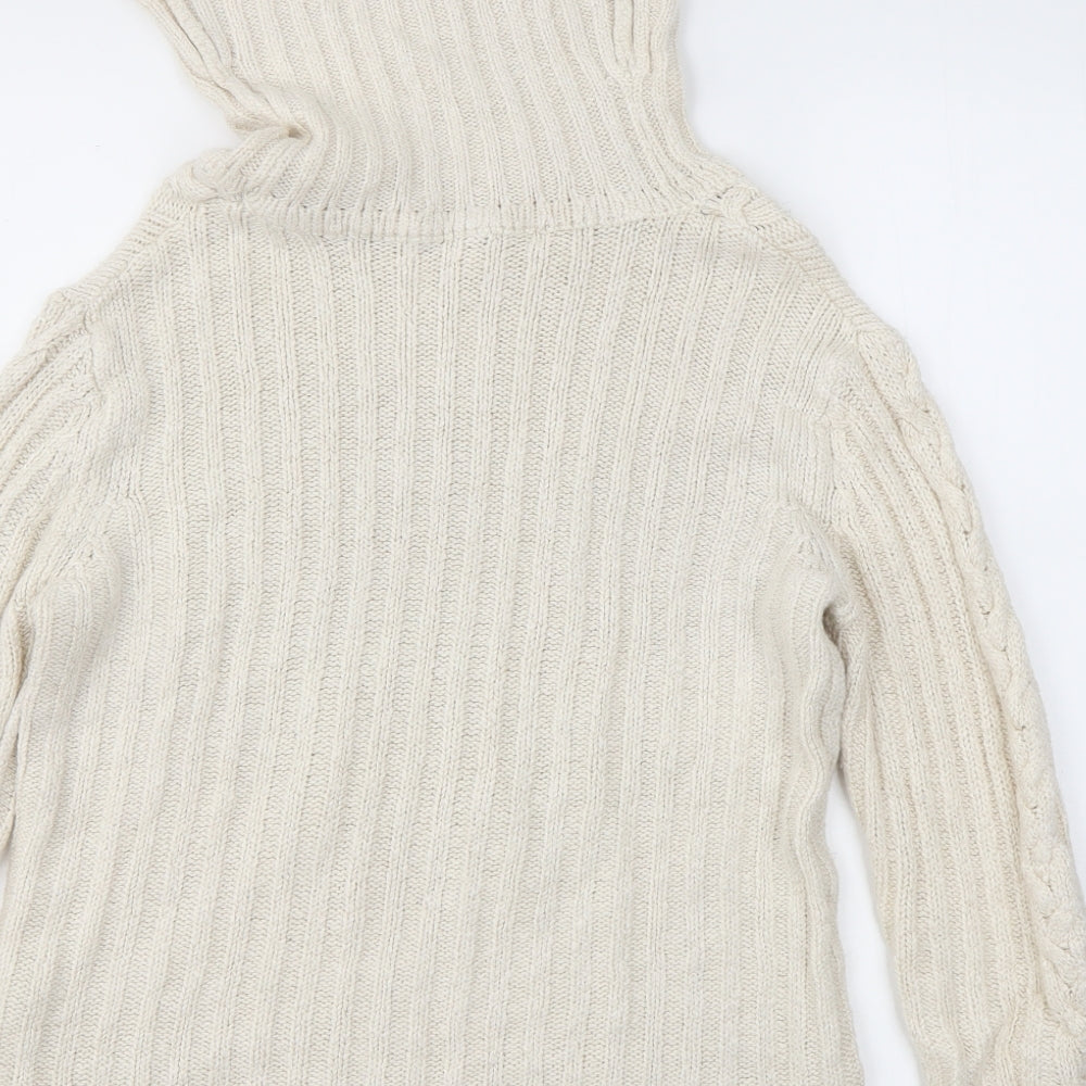 Preworn Womens Beige Pullover Jumper Size S
