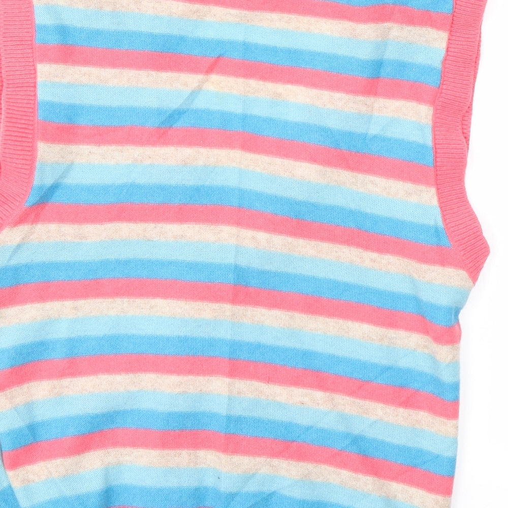NEXT Womens Multicoloured Striped Cardigan Jumper Size 10