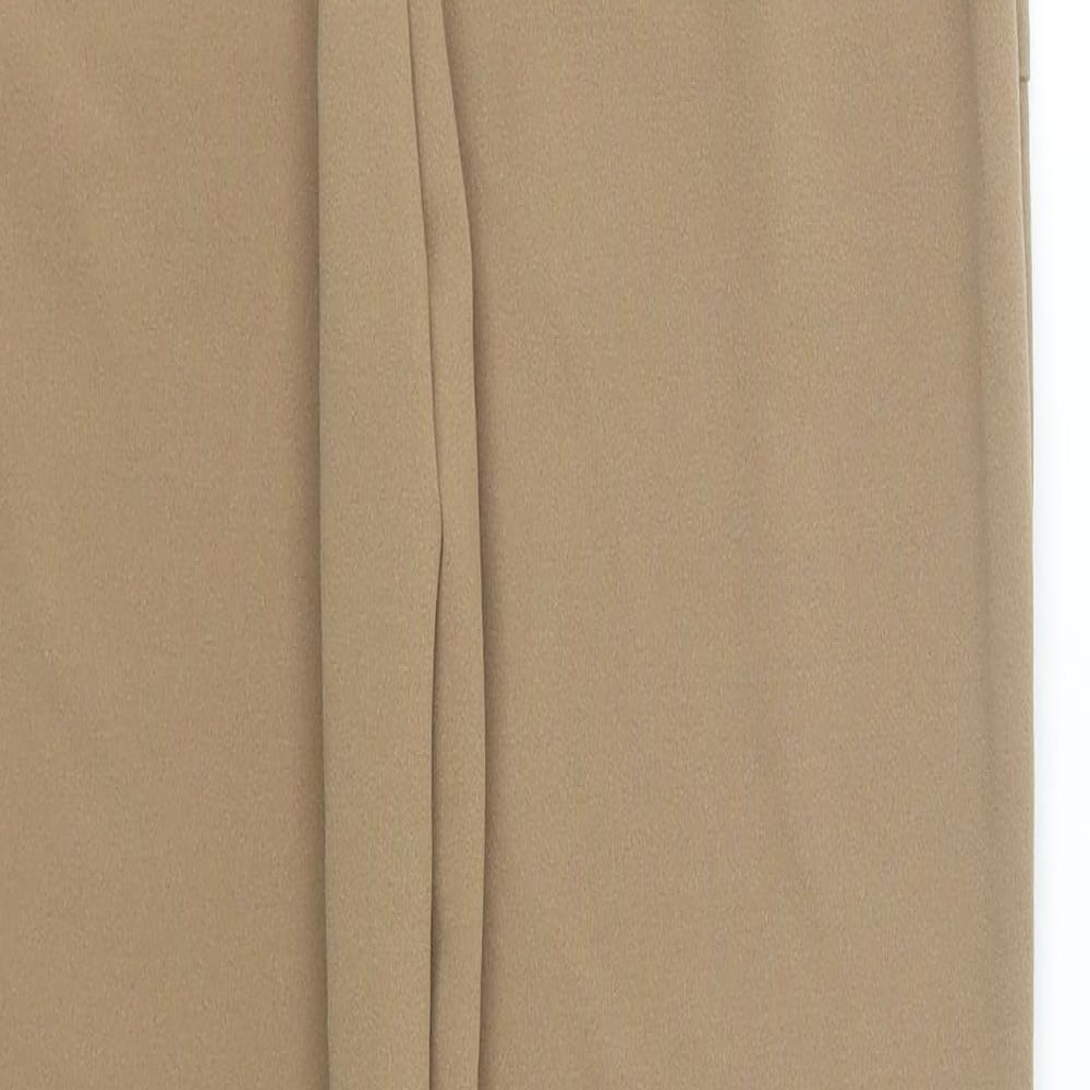 Made in Italy Womens Brown Trousers Size 10 L26 in